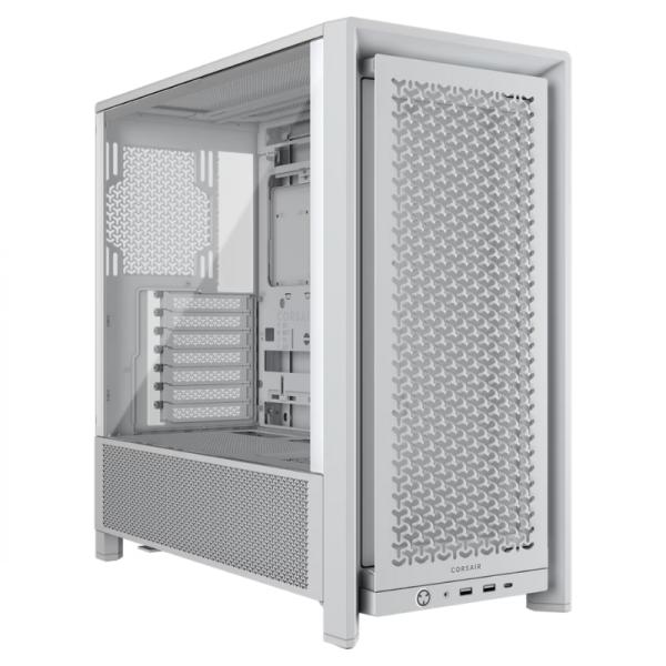 Gabinete para PC Corsair Frame 4000D Mid Tower Vidrio Templado Blanco