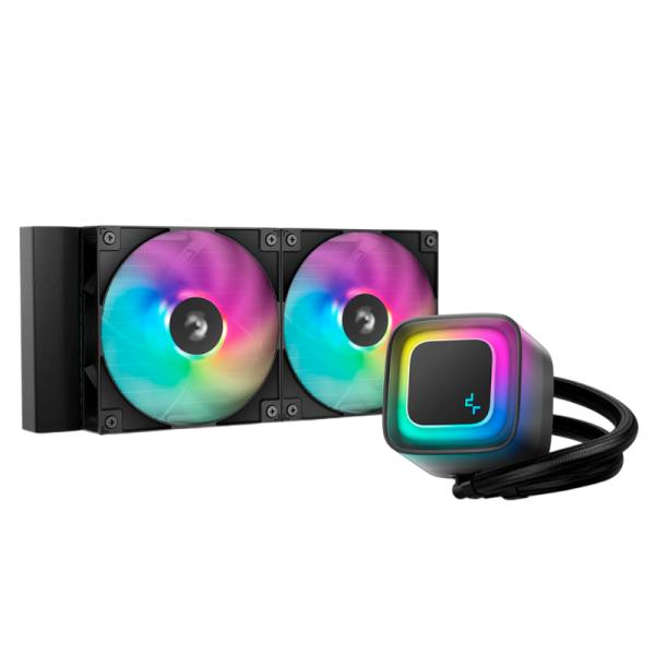 Enfriador Líquido DeepCool LE240 V2 240mm 2x120mm ARGB Negro