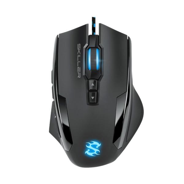 Mouse Sharkoon Skiller SGM1 Gaming RGB USB 10800dpi 12 Botones Diestro