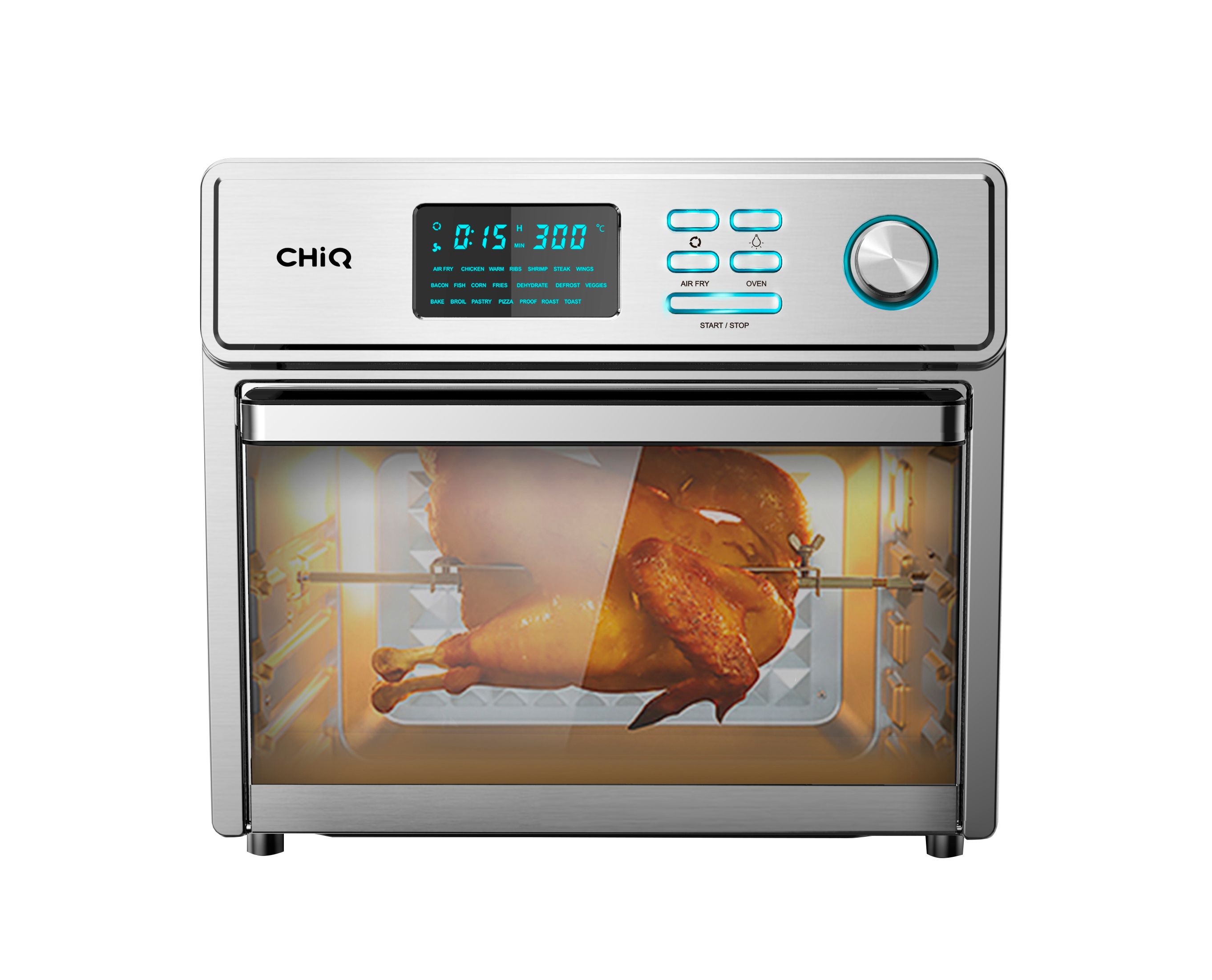 Horno con Freidora de Aire CHiQ CQXOF25R1D1FS 25 L