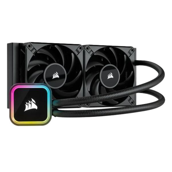 Enfriador Líquido Corsair iCUE H100i RGB Elite 240mm 2x120mm Negro