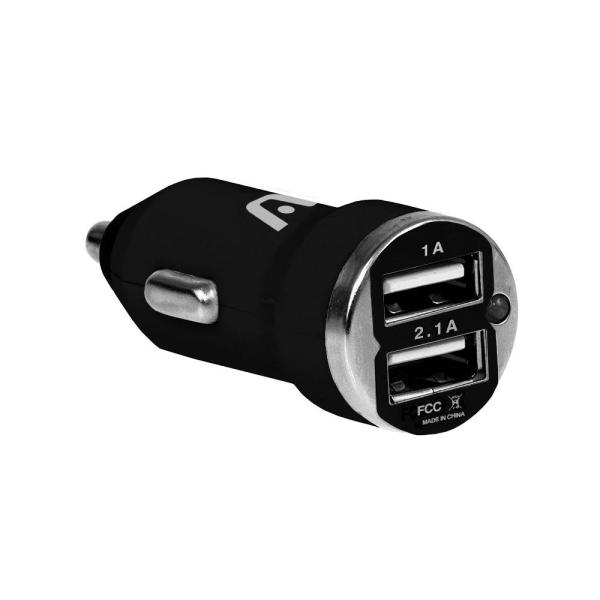 Cargador de Auto Argom ARG-AC-0102BK 2 Puertos