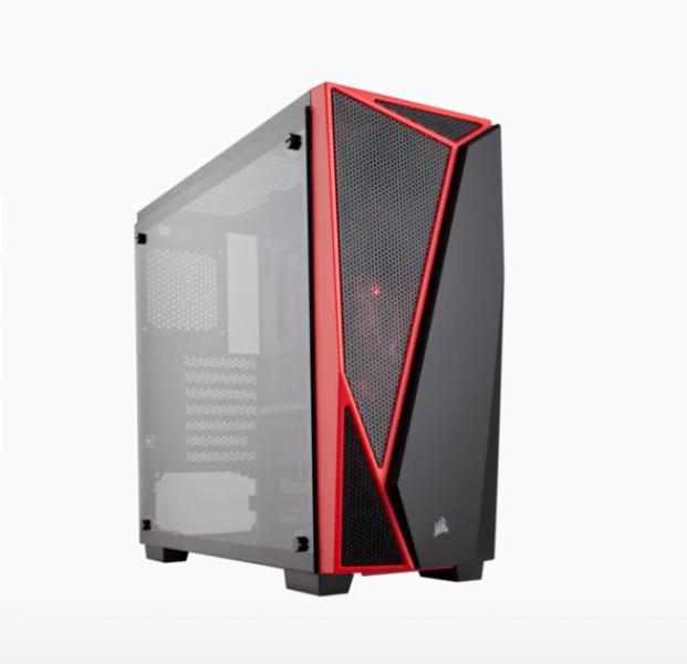 Gabinete para PC Corsair Carbide Series Spec-04 Mid Tower Vidrio Templado 1 Ventilador
