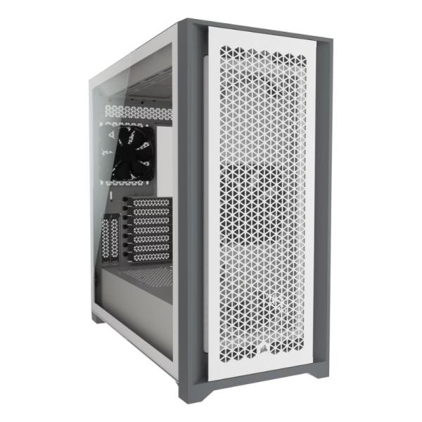 Gabinete para PC Corsair 5000D Airflow Mid Tower Vidrio Templado 2 Ventiladores Blanco
