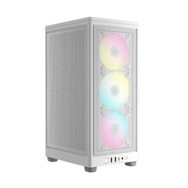 Gabinete para PC Corsair 2000D Airflow Mini Tower Mini-ITX 3 Ventiladores RGB Blanco