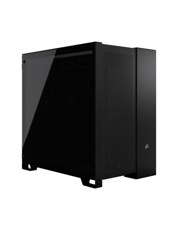 Gabinete para PC Corsair 6500D Airflow Mid Tower E-ATX Vidrio Templado sin Ventiladores Negro