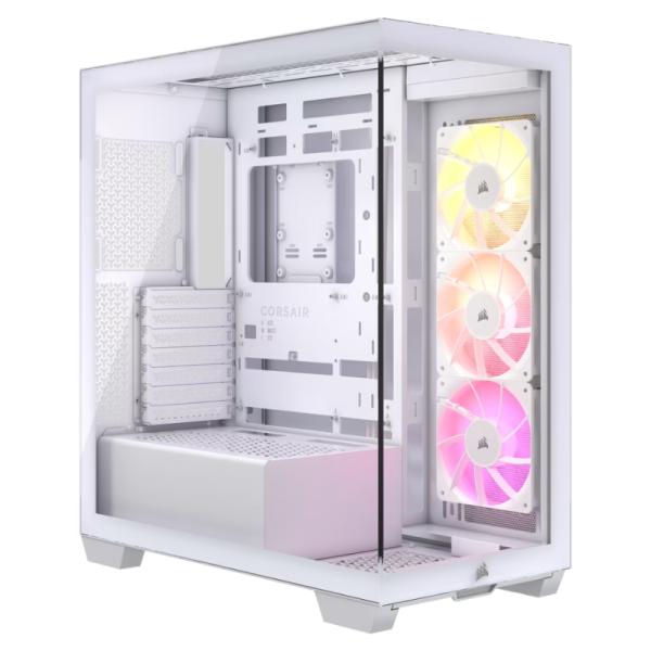 Gabinete para PC Corsair 3500X Mid Tower E-ATX Vidrio Templado 3 Ventiladores ARGB Blanco