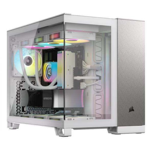 Gabinete para PC Corsair 2500X Mid Tower sin Ventiladores Vidrio Templado ATX