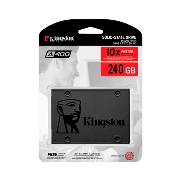 SSD Kingston A400 240 GB 2.5″ SATA 500MB/s