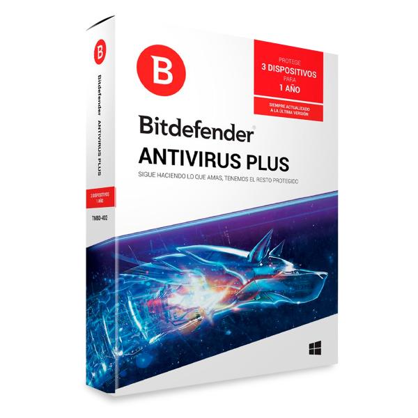 Antivirus Bitdefender Plus 3+2 PC 1 Año