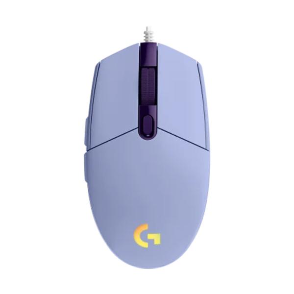 Mouse Logitech G203 Lightsync Gaming RGB Diestro 8000dpi 6 Botones USB