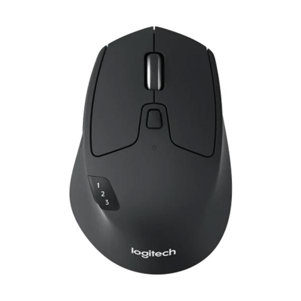 Mouse Logitech M720 Triathlon Ergonómico Bluetooth + 2.4GHz 1000dpi 8 Botones Diestro