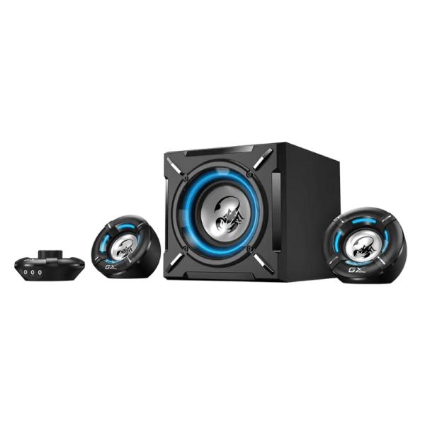 Parlante Genius SW-G2.1 1000 2.1 Canales 26 W Cableado con Luces