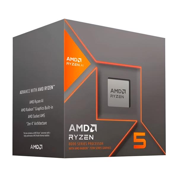 Procesador AMD Ryzen 5 8600G 6 Núcleos 12 Hilos 4.3GHz AM5