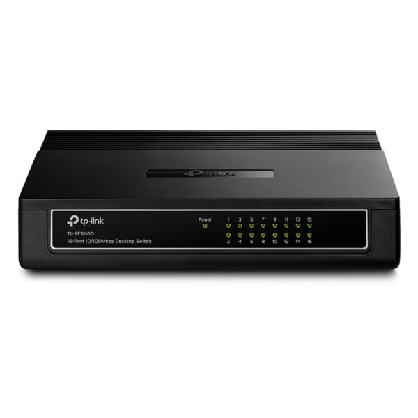 Switch TP-Link TL-SF1016D 16 Puertos Fast Ethernet No Administrable