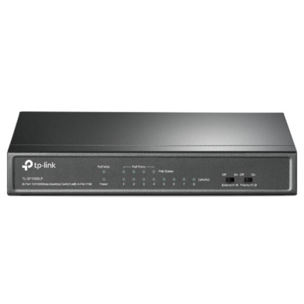 Switch TP-Link TL-SF1008LP 8 Puertos Fast Ethernet POE 41 W No Administrable
