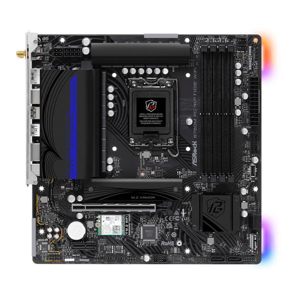 Tarjeta Madre ASRock B760M PG Riptide LGA1700 Intel B760 Micro-ATX DDR5 WiFi 6E