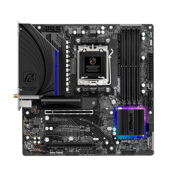 Tarjeta Madre ASRock B650M PG Riptide AM5 AMD B650 Micro-ATX DDR5 WiFi 6E