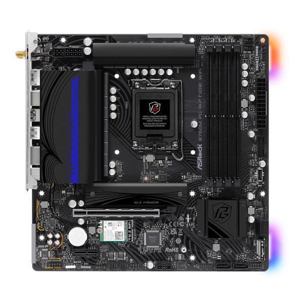 Tarjeta Madre ASRock B760M PG Lightning LGA1700 Intel B760 Micro-ATX DDR5 WiFi 6E