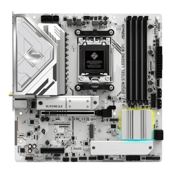 Tarjeta Madre ASRock B850M Steel Legend AM5 AMD B850 Micro-ATX DDR5 WiFi 7
