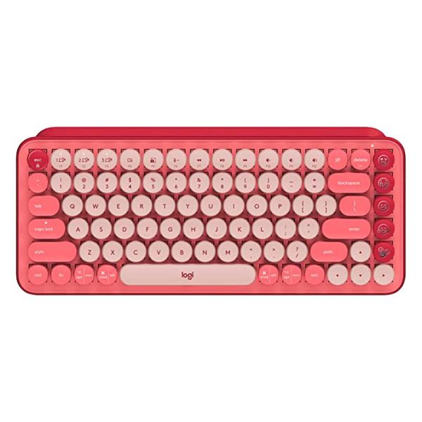 Teclado Logitech Pop Keys Mecánico Bluetooth Switch Café Español