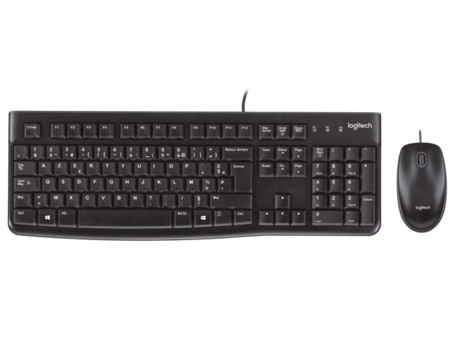 Logitech Desktop MK120 - Juego de teclado y ratón - USB