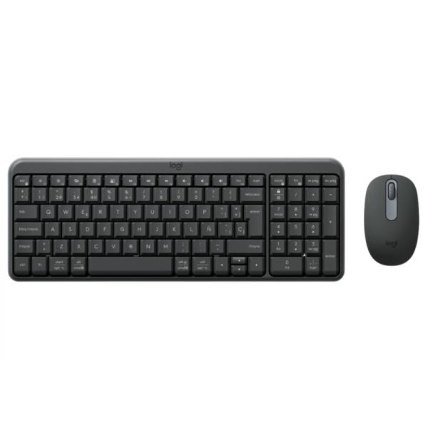Combo Teclado y Mouse Logitech MK250 Compact Bluetooth Negro