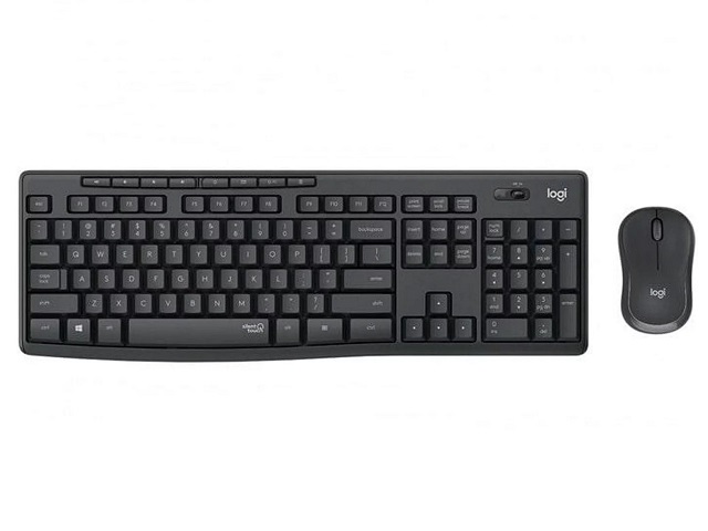 Combo Teclado y Mouse Logitech MK370 Combo For Business Inalámbrico Grafito