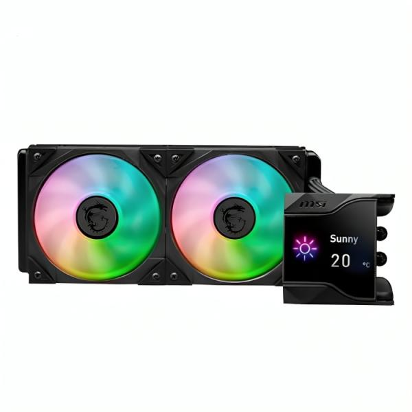 Enfriador Líquido MSI MPG CoreLiquid D240 240mm 2x120mm ARGB Negro