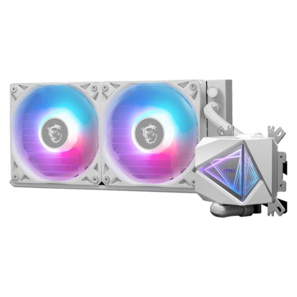 Enfriador Líquido MSI MAG Coreliquid I240 240mm 2x120mm Blanco