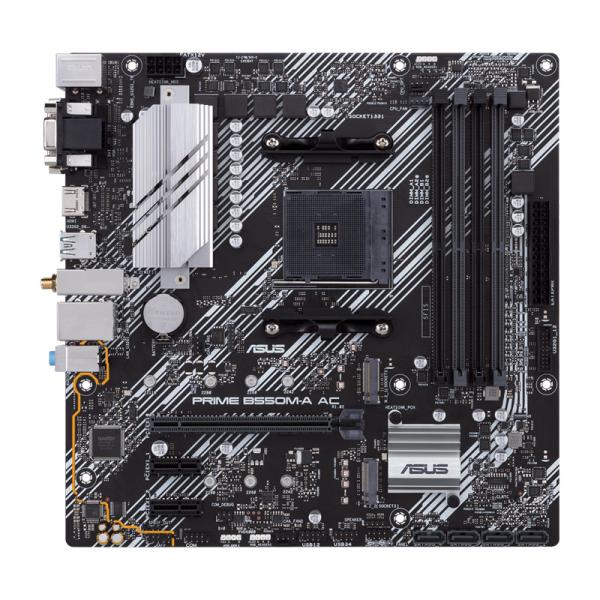 Tarjeta Madre ASUS Prime B550M-A AC AM4 AMD B550 Micro-ATX DDR4