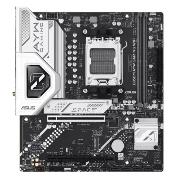 Tarjeta Madre ASUS B850M AYW Gaming AM5 AMD B850 Micro-ATX DDR5 WiFi 6
