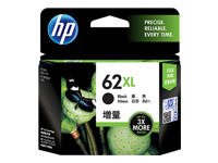 Tinta HP 62XL Cartucho Negro 12ml 600 Páginas Alto Rendimiento