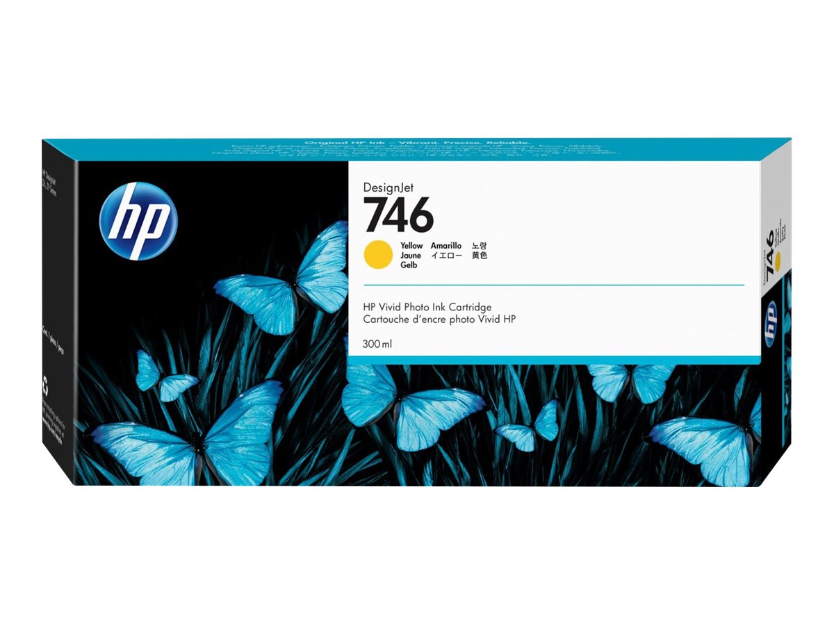 Tinta HP 746 Cartucho Amarillo 300ml