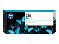 HP 730 - 300 ml - gran capacidad - cián - original - DesignJet - cartucho de tinta - para DesignJet SD Pro MFP, T1600, T1600dr, T1700, T1700dr, T1708, T1708dr, T2600, T2600dr