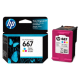 Tinta HP 667 Cartucho Tricolor
