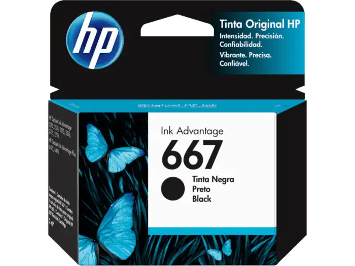 Tinta HP 667 Cartucho Negro