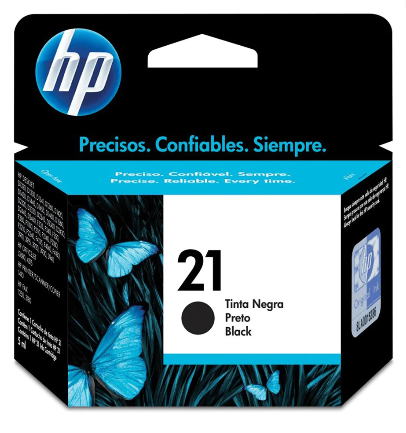 Tinta HP 21 Cartucho Negro