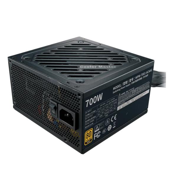Fuente de Poder Cooler Master G700 Gold 700 W 80+ Gold No Modular ATX