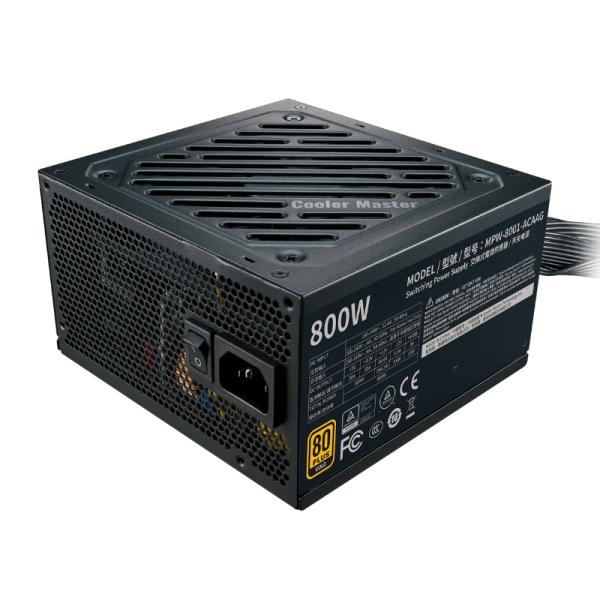 Fuente de Poder Cooler Master G800 Gold 800 W 80+ Gold No Modular ATX