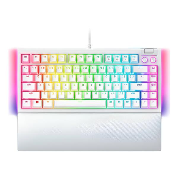 Teclado Razer Blackwidow V4 Mecánico USB 75% Inglés RGB Switch Naranja
