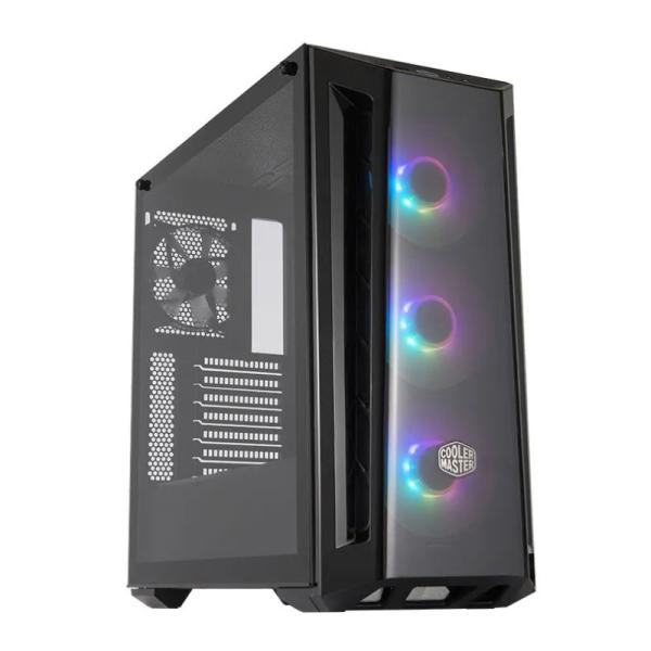 Gabinete para PC Cooler Master MasterBox MB520 Mid Tower ATX Vidrio Templado 4 Ventiladores Negro