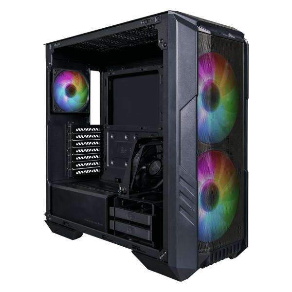 Gabinete para PC Cooler Master HAF 500 Mid Tower E-ATX Vidrio Templado Negro