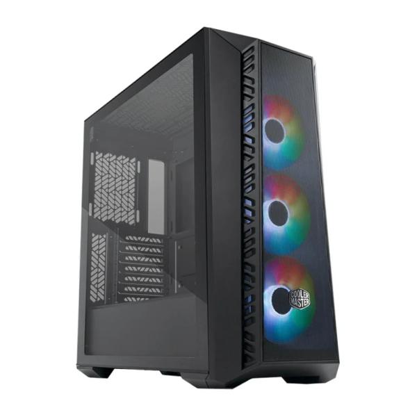 Gabinete para PC Cooler Master MasterBox 520 Mesh Mid Tower Vidrio Templado 3 Ventiladores ARGB