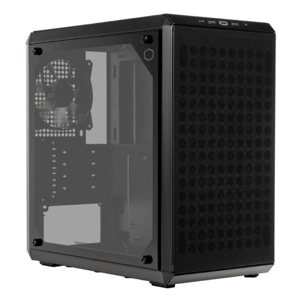 Gabinete para PC Cooler Master Q300L V2 Mini Tower Vidrio Templado 1 Ventilador Negro