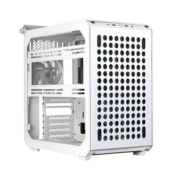 Gabinete para PC Cooler Master Qube 500 Flatpack Mid Tower Vidrio Templado 1 Ventilador Blanco