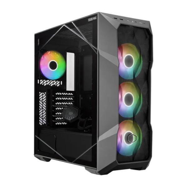 Gabinete para PC Cooler Master TD500 Max Mid Tower 4 Ventiladores ARGB Negro