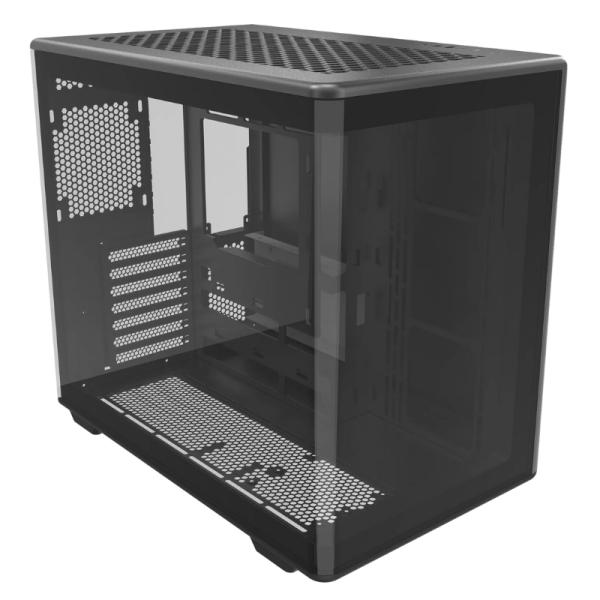 Gabinete para PC Cooler Master Elite 600 Mid Tower ATX Vidrio Templado sin Ventiladores Negro
