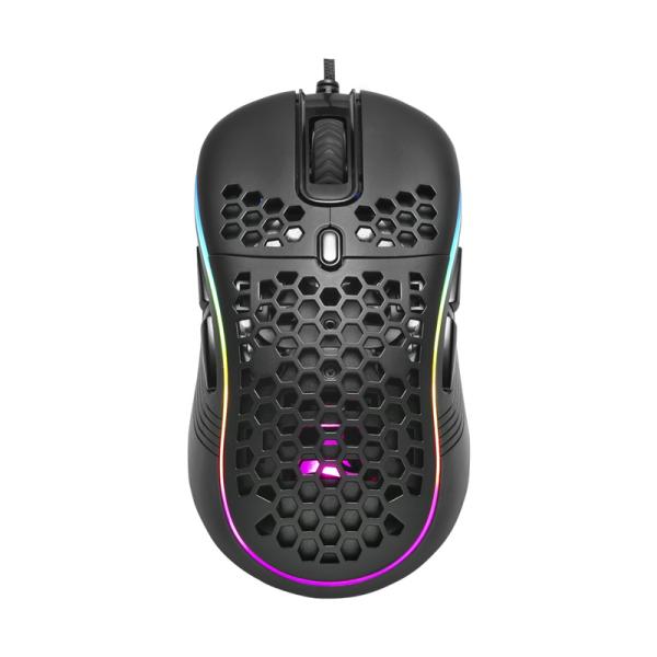 Mouse Sharkoon Light2 S Gaming RGB USB 6200dpi 8 Botones Ambidiestro