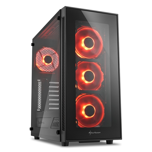 Gabinete para PC Sharkoon TG5 ATX Vidrio Templado 4 Ventiladores RGB Negro